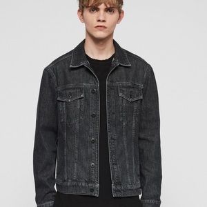 ALLSAINTS Barrio Black Denim Jacket